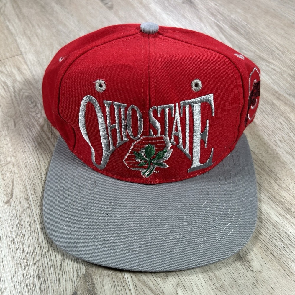 VTG Ohio State Buckeyes Snapback Hat College The Game Red Wool Cap